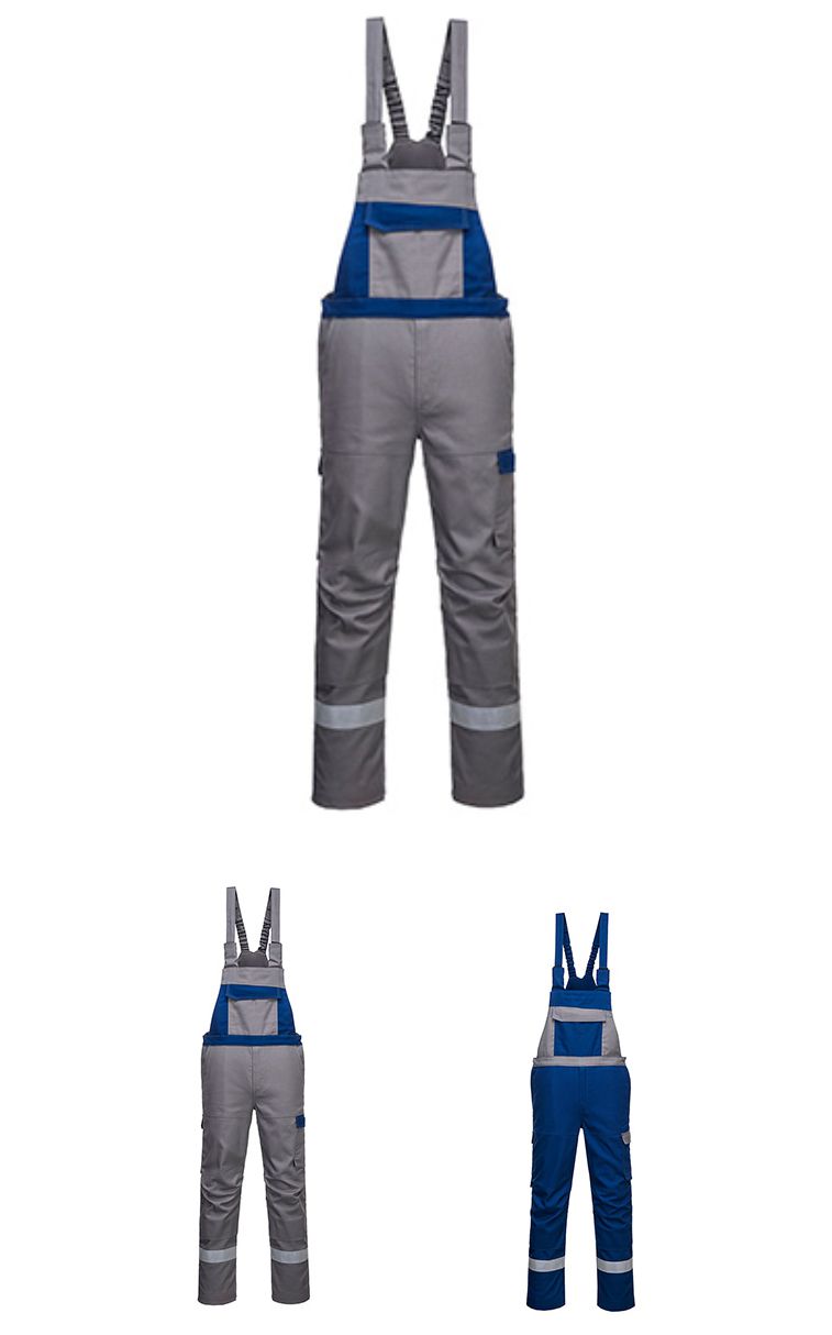 FR07 Portwest Bizflame Ultra Two Tone Bib & Brace  FR07 Portwest Bizflame Ultra Two Tone Bib & Brace